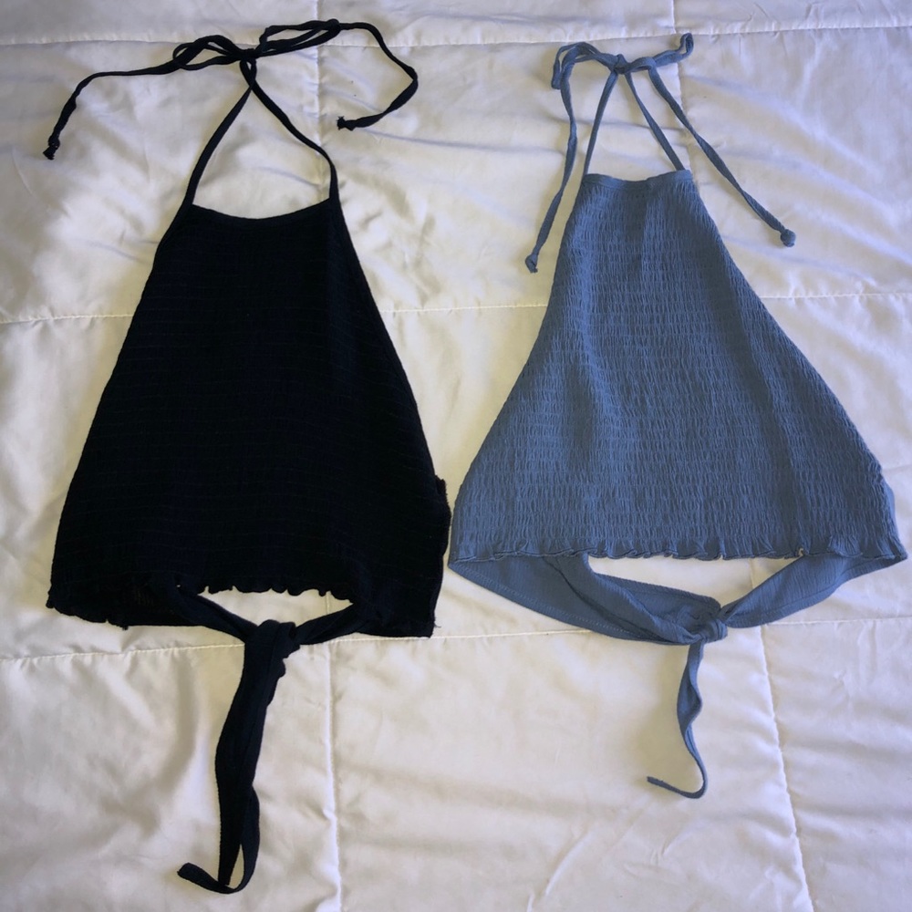 Two Pacsun halter tops